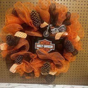 Harley Davidson Wreath